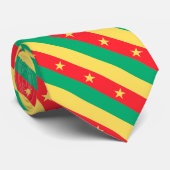 Cravate Drapeau du Cameroun (Roulé)