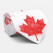 Cravate Drapeau du Canada (Roulé)