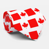 Cravate Drapeau du Canada (Roulé)