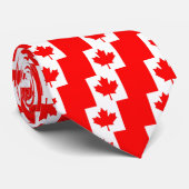 Cravate Drapeau du Canada (Roulé)