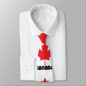 Cravate Drapeau du Canada (Attaché)
