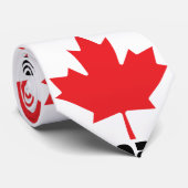 Cravate Drapeau du Canada (Roulé)