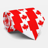 Cravate Drapeau du Canada, drapeau du Canada, drapeau du (Roulé)