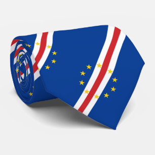 Cravate Drapeau du Cap-Vert