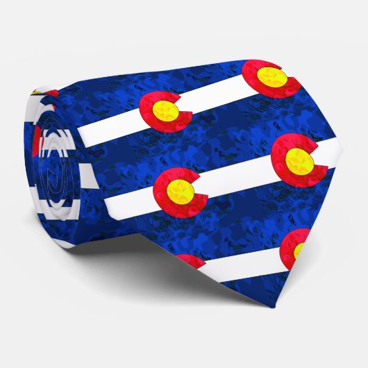 CRAVATE DRAPEAU DU COLORADO (Roulé)
