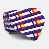 Cravate Drapeau du Colorado (Roulé)