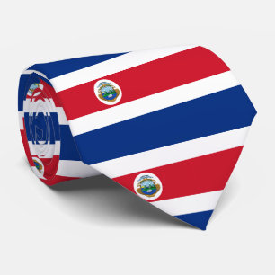 Cravate Drapeau du Costa Rica