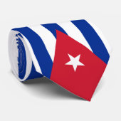 Cravate Drapeau du Cuba (Roulé)