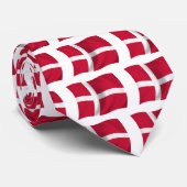 Cravate Drapeau du Danemark (Roulé)