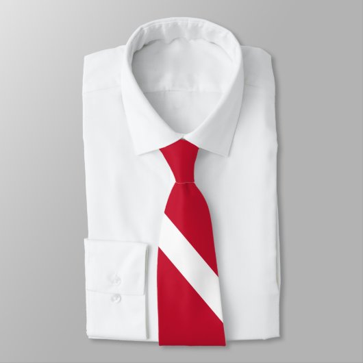 Cravate Drapeau du Danemark (Attaché)