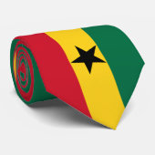 Cravate Drapeau du Ghana (Roulé)