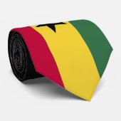 Cravate Drapeau du Ghana (Roulé)