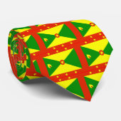 Cravate Drapeau du Grenada (Roulé)