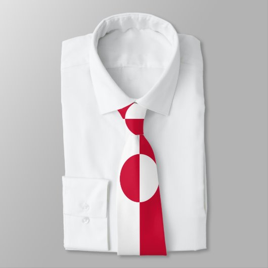 Cravate Drapeau du Groenland (Attaché)