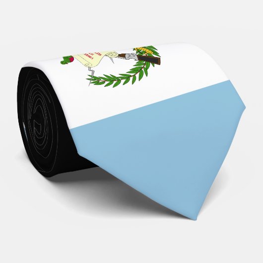 Cravate Drapeau du Guatamala (Roulé)
