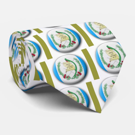 Cravate drapeau du Guatemala (Roulé)