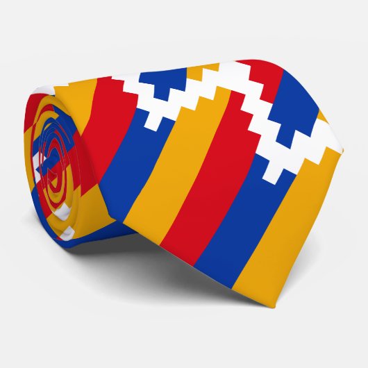 Cravate Drapeau du Haut-Karabakh (Roulé)