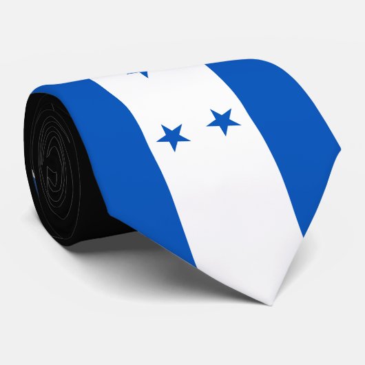 Cravate Drapeau du Honduras (Roulé)
