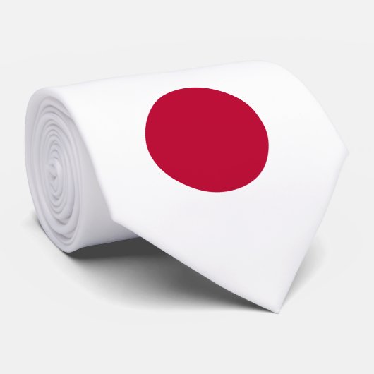 Cravate Drapeau du Japon (Roulé)