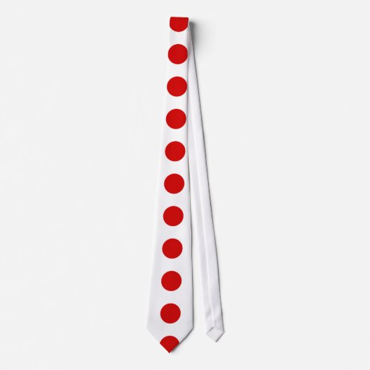 Cravate Drapeau du Japon (Devant)