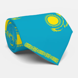Cravate Drapeau du Kazakhstan