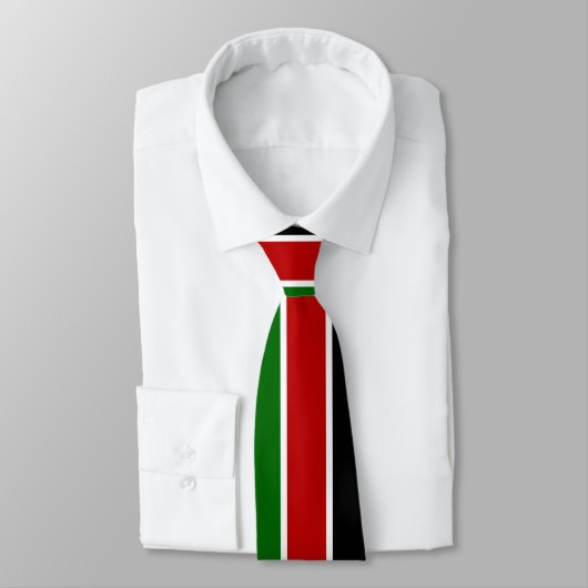 Cravate Drapeau du Kenya (Attaché)