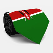 Cravate Drapeau du Kenya (Roulé)