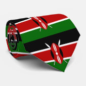 Cravate Drapeau du Kenya (Roulé)