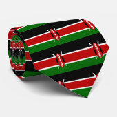 Cravate Drapeau du Kenya Afrique (Roulé)