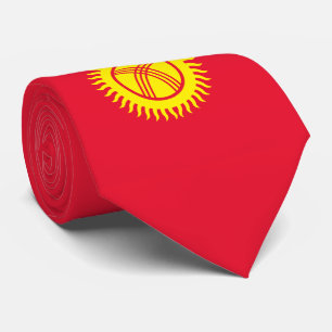 Cravate Drapeau du Kirghizistan