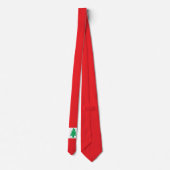 Cravate Drapeau du Liban (Dos)