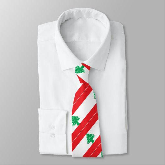 Cravate Drapeau du Liban (Attaché)
