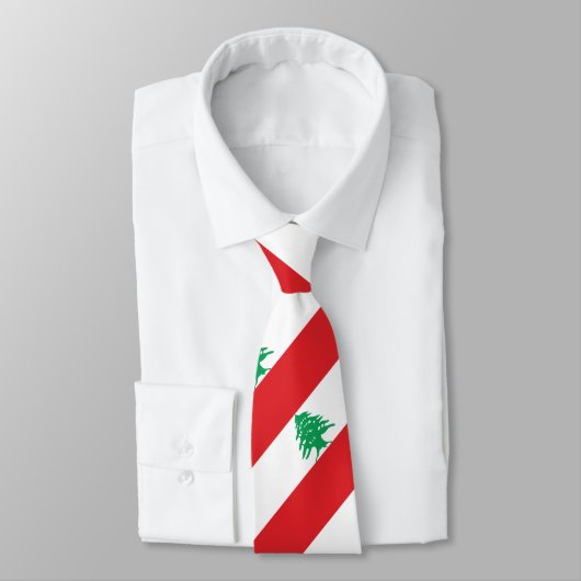 Cravate Drapeau du Liban (Attaché)