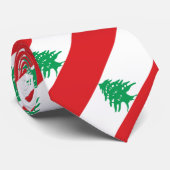 Cravate Drapeau du Liban (Roulé)