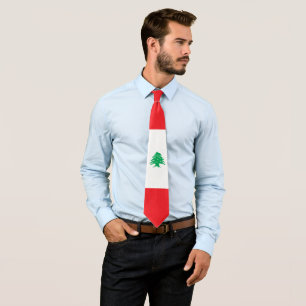 Cravate Drapeau du Liban