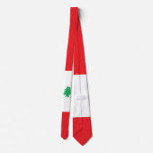 Cravate Drapeau du Liban (Dos)