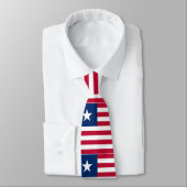 Cravate Drapeau du Liberia (Attaché)