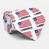 Cravate Drapeau du Libéria (Roulé)