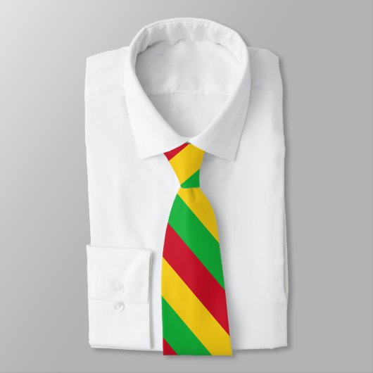 Cravate Drapeau du Mali (Attaché)