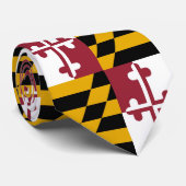 Cravate Drapeau du Maryland (Roulé)
