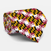 Cravate Drapeau du Maryland (Roulé)
