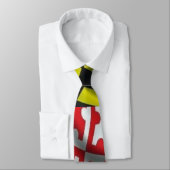 Cravate Drapeau du Maryland (gros caractères) (Attaché)