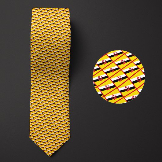 Cravate Drapeau du Motif de Brunei