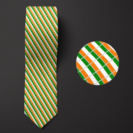 Cravate Drapeau du Motif de la Côte d'Ivoire