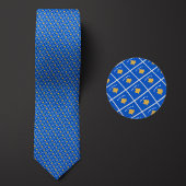 Cravate Drapeau du Motif du Kosovo