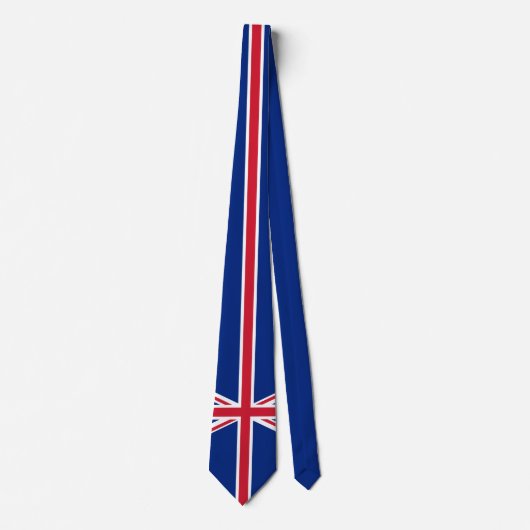 Cravate Drapeau du motif du Royaume-Uni (Devant)
