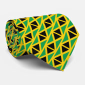 Cravate Drapeau du Motif jamaïcain (Roulé)