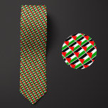 Cravate Drapeau du Motif palestinien<br><div class="desc">Le Motif du Drapeau de Palestine Necktie met en valeur les couleurs nationales du pays de loin en utilisant un design intelligent et en angle. Après un examen plus attentif,  le motif reproductible et transparent de minuscules drapeaux présente la bannière nationale du pays d'une manière esthétique et agréable.</div>