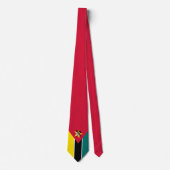 Cravate Drapeau du Mozambique (drapeau national) (Afrique) (Devant)