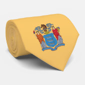 Cravate Drapeau du New Jersey (Roulé)